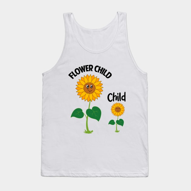 Flower Child & Child Tank Top by CoCreation Studios